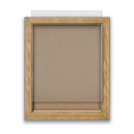 United Visual Products Indoor Enclosed Combo Board, 72"x36", Bronze Frame/Black Porc & Black UVCB7236BZ-BLKPORC-BLACK